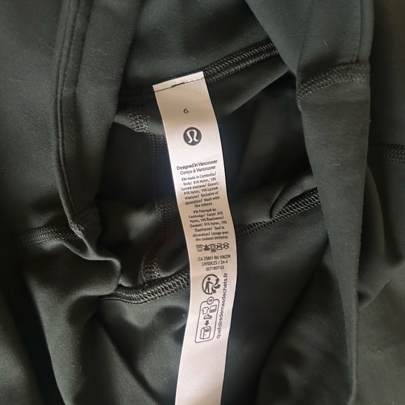 Lululemon Align High Rise Pant 25” Legacy Green NWT Size 6 - Picture 6 of 7